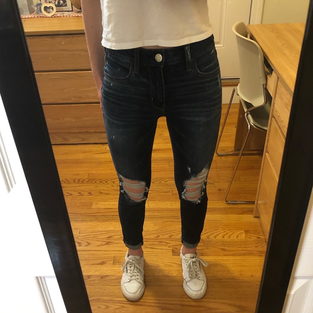 American Eagle Ripped Skinny Jeans